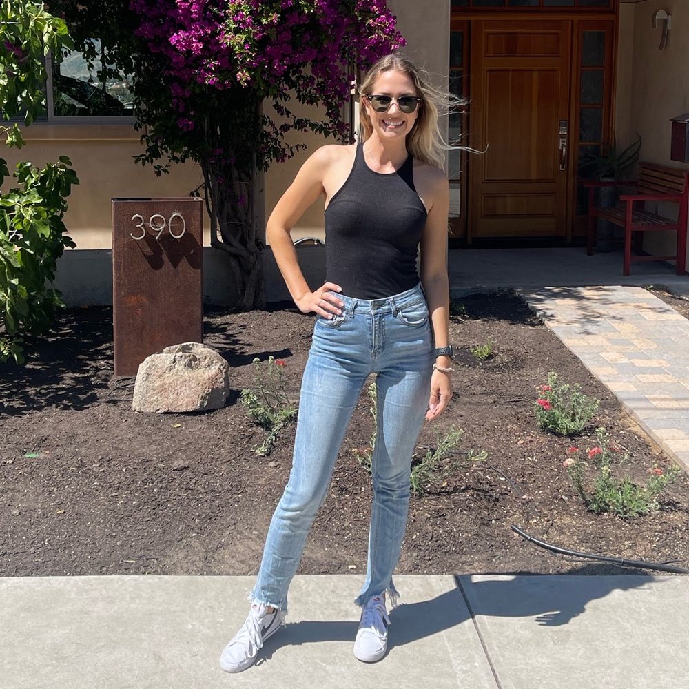 Tinsel Light Blue Denim Pants